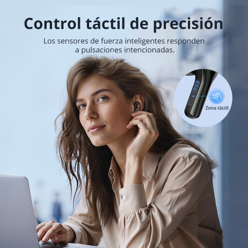 Tronsmart Sounfii NC 2 Auriculares Con ANC Híbrida Preventa: Fecha Estimada De Envío-30 Nov. 2025.