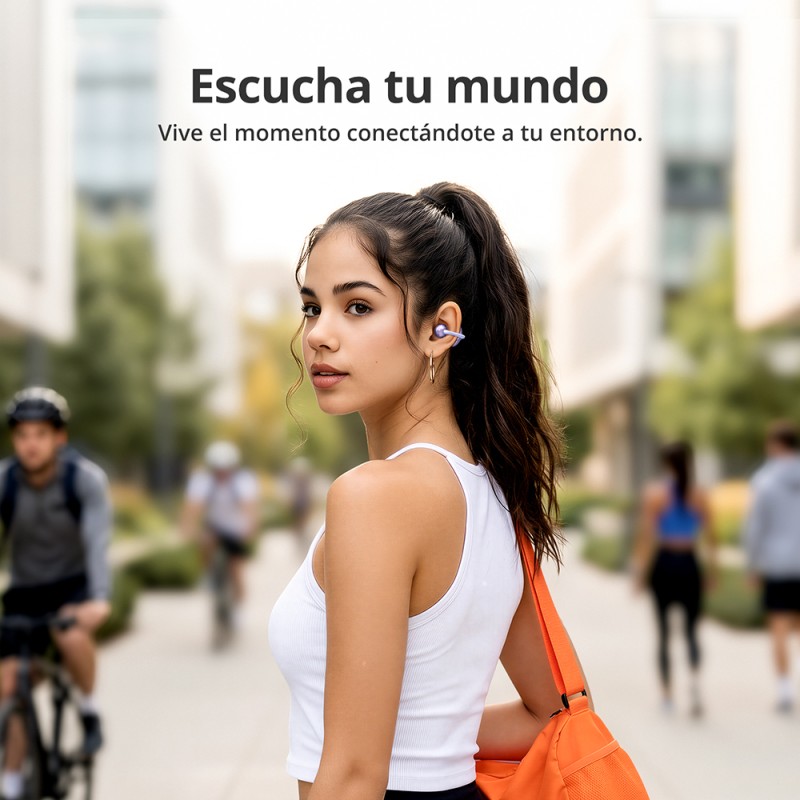 Tronsmart OpenFly Clip Auriculares de Oído Abierto con Clip