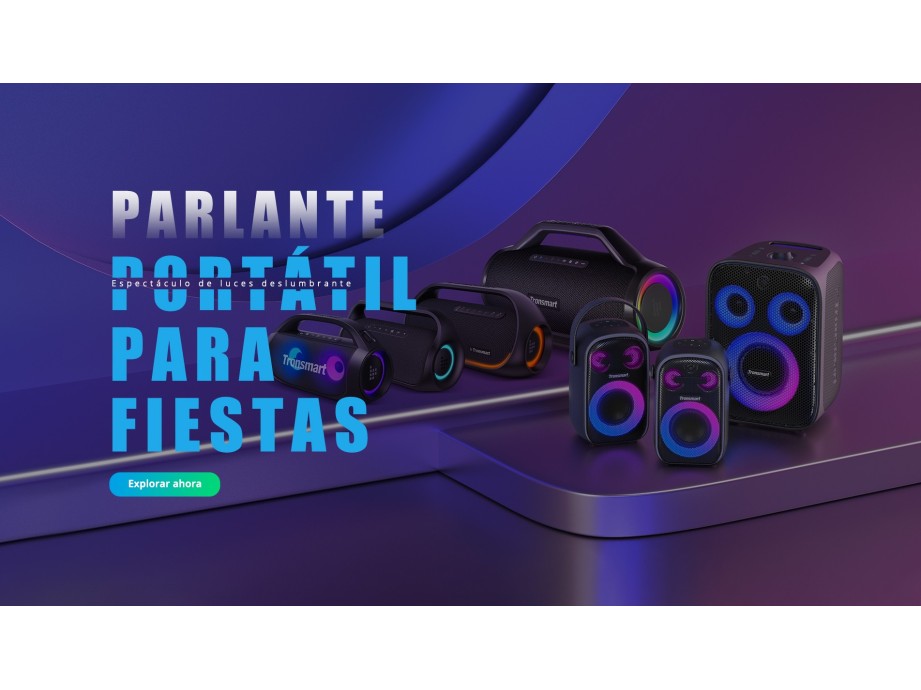 ¡Fiesta en cualquier lugar con parlantes potentes para fiestas!